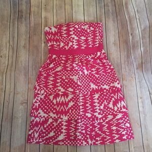 NWOT Banana Republic Pink Strapless Dress